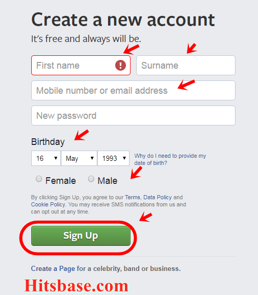 How To Sign Up, Create Facebook Account