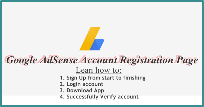 Adsense.com Account Registration Page
