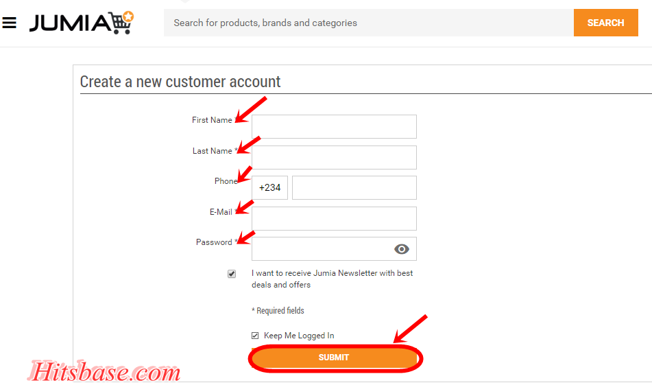 Create Your Jumia Account Now | Jumia Online Shopping