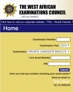 Wace Releases Result | How To Check Your Result