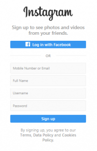 Instagram Sign Up | Instagram Account Set Up