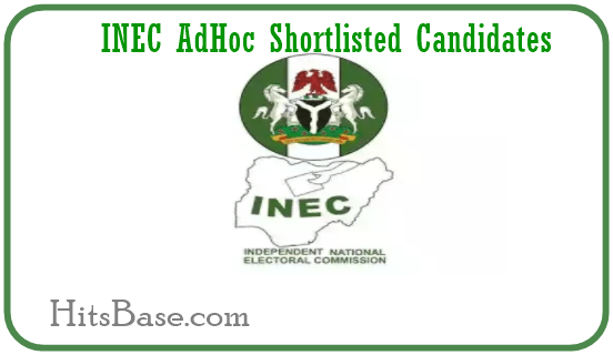 INEC AdHoc Shortlisted Candidates 2019