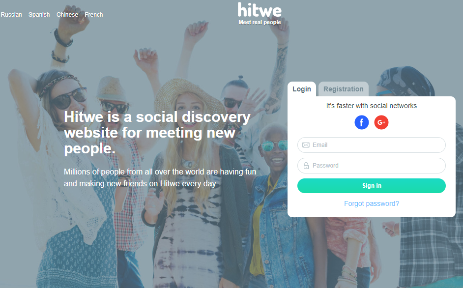 Hitwe.com Sign Up